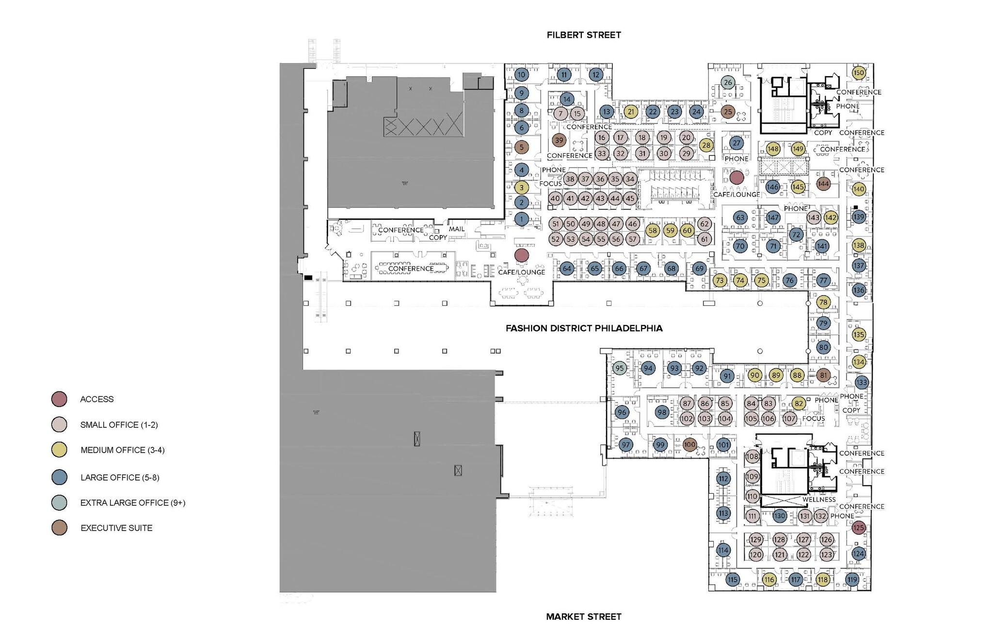 901-937 Market St, Philadelphia, PA for lease Floor Plan- Image 1 of 1