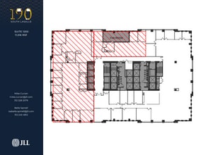 190 S La Salle St, Chicago, IL à louer Plan d’étage- Image 1 de 1