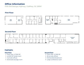 1705 Old Georgia Hwy, Gaffney, SC for lease Interior Photo- Image 2 of 2
