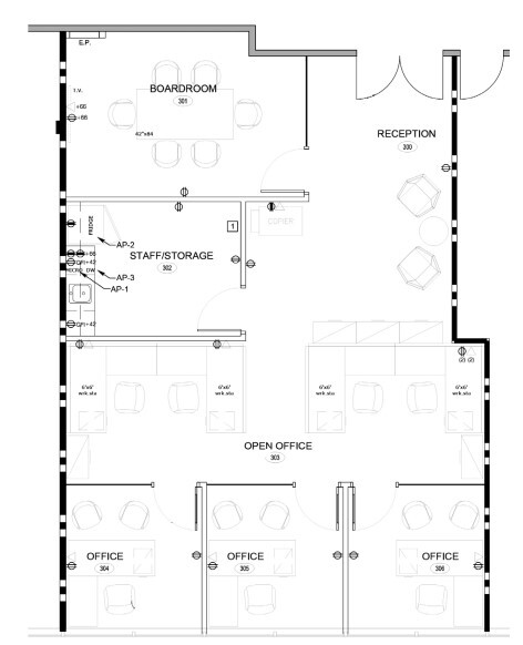 2816 11th St NE, Calgary, AB T2E 7S7 - Unité 301 -  - Plan d’étage - Image 1 of 1