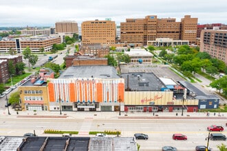 4100-4138 Woodward Ave, Detroit, MI - AERIAL map view