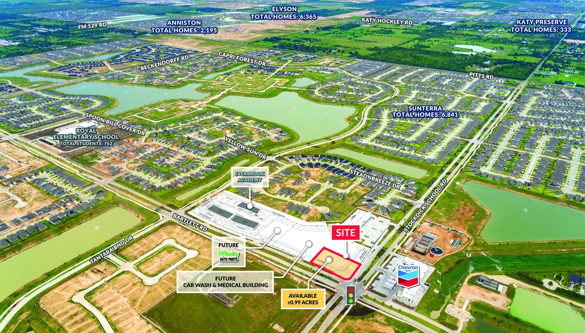 NEC of Stockdick Rd and Bartlett Rd, Katy, TX for lease Primary Photo- Image 1 of 5