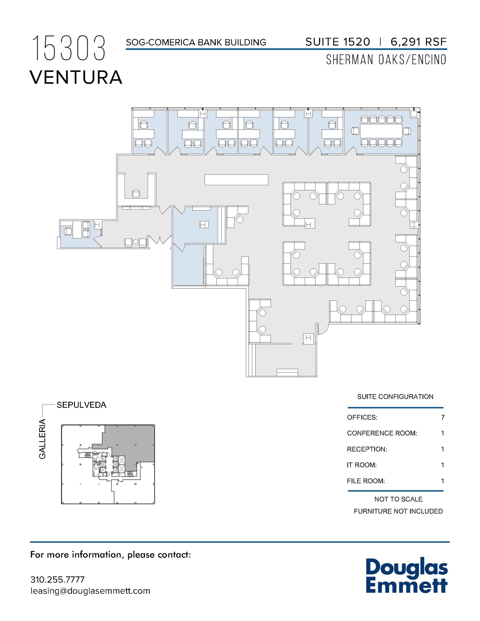 15301 Ventura Blvd, Sherman Oaks, CA à louer Plan d  tage- Image 1 de 1