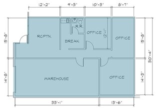 1325 Whitlock Ln, Carrollton, TX à louer Plan d’étage- Image 1 de 1