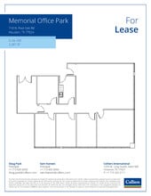 710 N Post Oak Rd, Houston, TX à louer Plan d’étage- Image 1 de 1