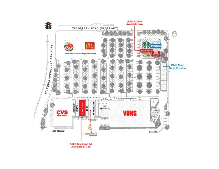 5900-6048 Telegraph Rd, Ventura, CA à louer - Photo du bâtiment - Image 1 de 8