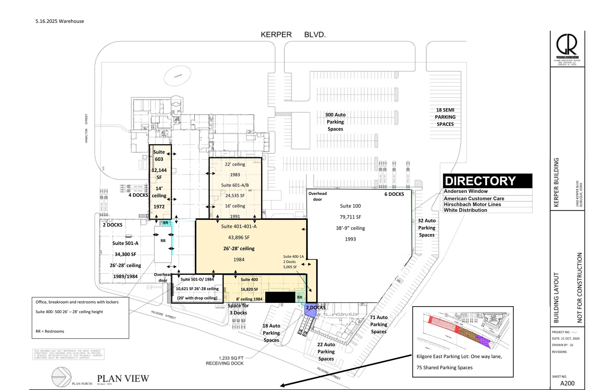 2460 Kerper Blvd, Dubuque, IA for lease Site Plan- Image 1 of 7