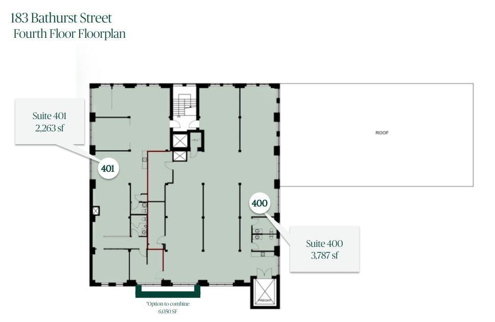 183 Bathurst St, Toronto, ON for lease Floor Plan- Image 1 of 1