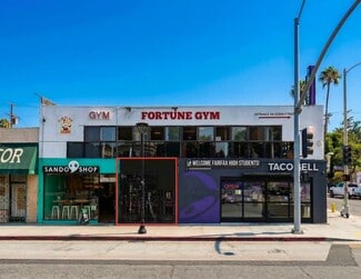 Plus de détails pour 7801 Melrose Ave, Los Angeles, CA - Commerce de détail à louer