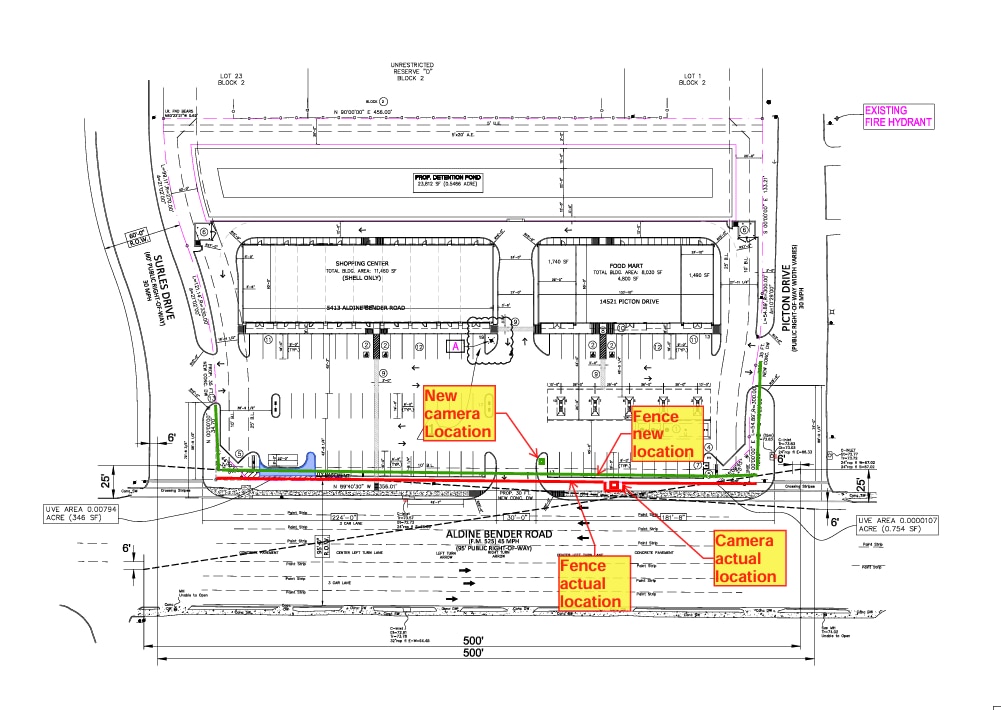 5413 Aldine Bender rd, Houston, TX à louer Plan cadastral- Image 1 de 1
