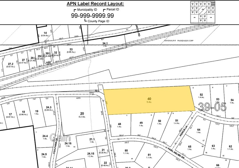 180 Gallagherville Rd, Downingtown, PA à vendre - Plan cadastral - Image 1 de 1