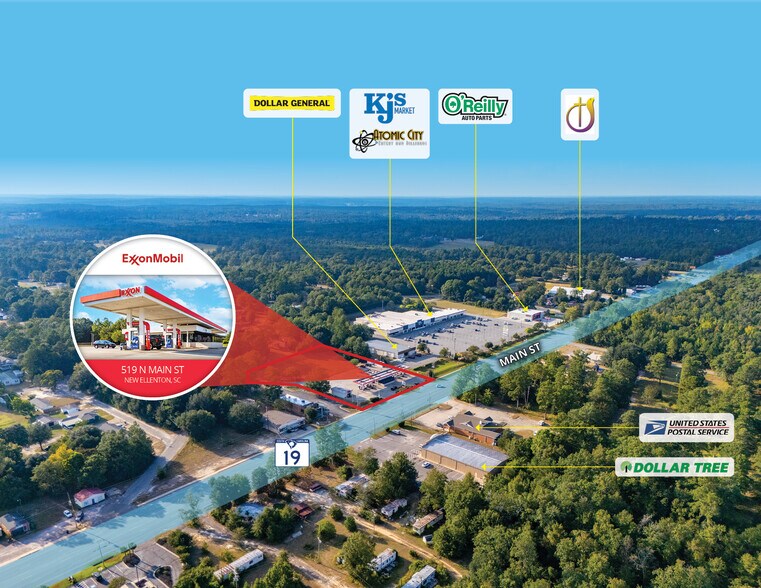 519 Main St N, New Ellenton, SC à vendre - Photo du bâtiment - Image 3 de 5
