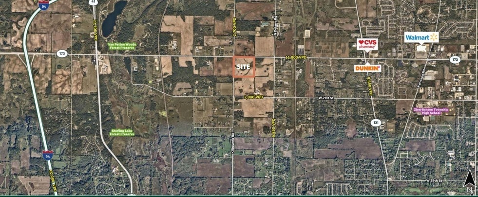 SEC of Route 173 and Kilbourne Road, Wadsworth, IL for sale - Building Photo - Image 1 of 1