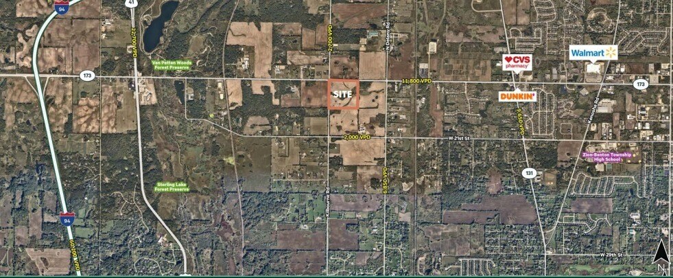 SEC of Route 173 and Kilbourne Road, Wadsworth, IL à vendre Photo du bâtiment- Image 1 de 2