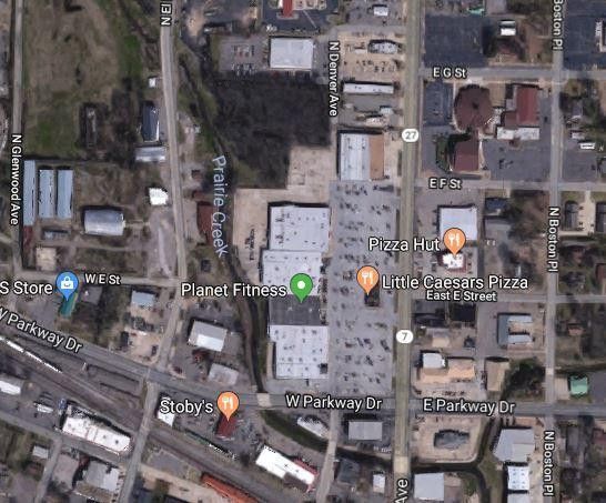 000 Adjoins City Mall-605 North Denver Ave, Russellville, AR for sale - Aerial - Image 1 of 2