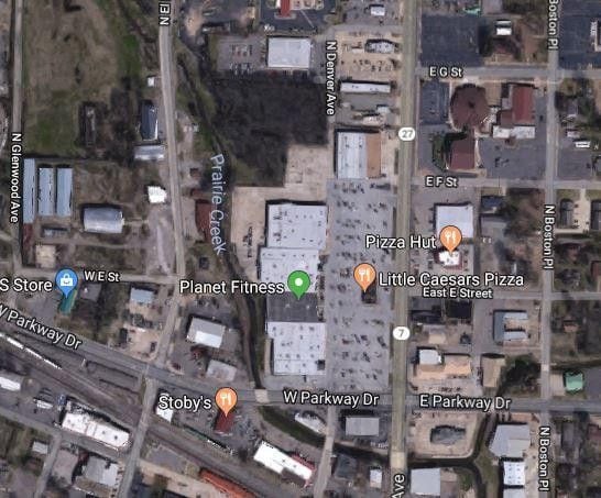 000 Adjoins City Mall-605 North Denver Ave, Russellville, AR à vendre - Aérien - Image 1 de 2