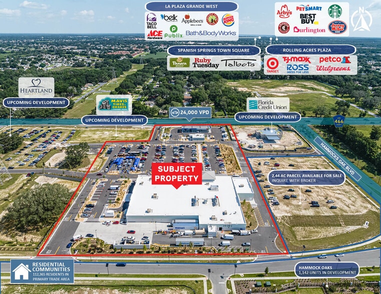 1220 Hwy 466, Lady Lake, FL for sale - Aerial - Image 3 of 7