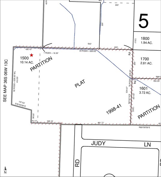 600 Roguelea Ln, Grants Pass, OR for sale - Plat Map - Image 2 of 9