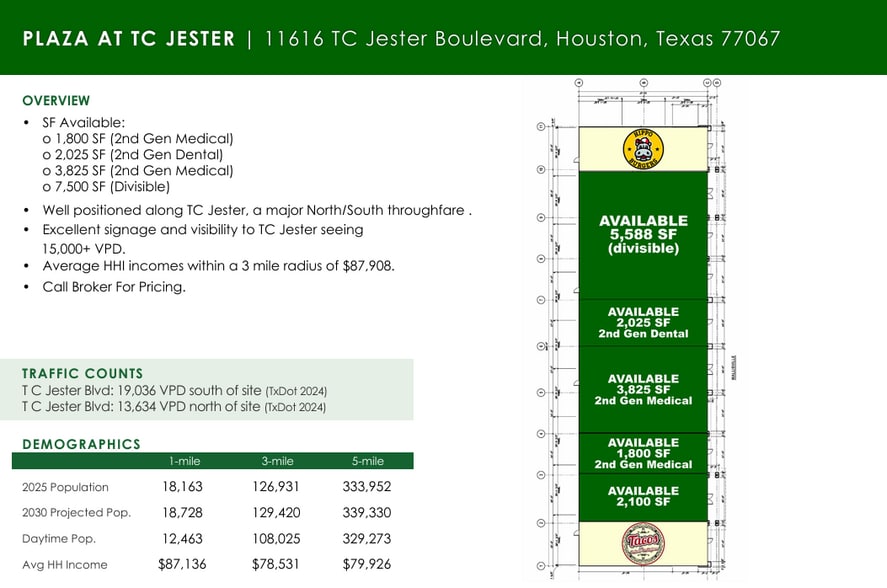 11616 T C Jester Blvd, Houston, TX for lease - Building Photo - Image 2 of 17