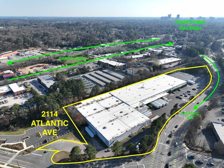2114 Atlantic Ave, Raleigh, NC à louer - Photo du bâtiment - Image 2 de 14