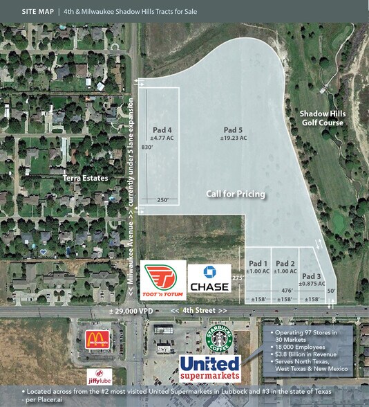 4th & Milwaukee, Ave., Lubbock, TX for sale - Plat Map - Image 2 of 10