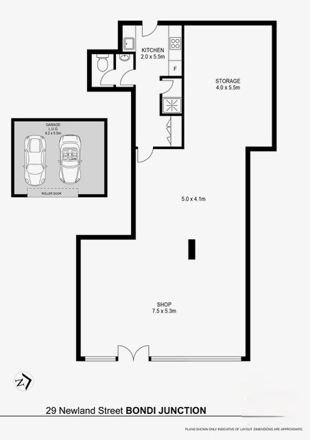 29 Newland St, Bondi Junction, NSW 2022 - Unité 4 -  - Plan d’étage - Image 1 of 7