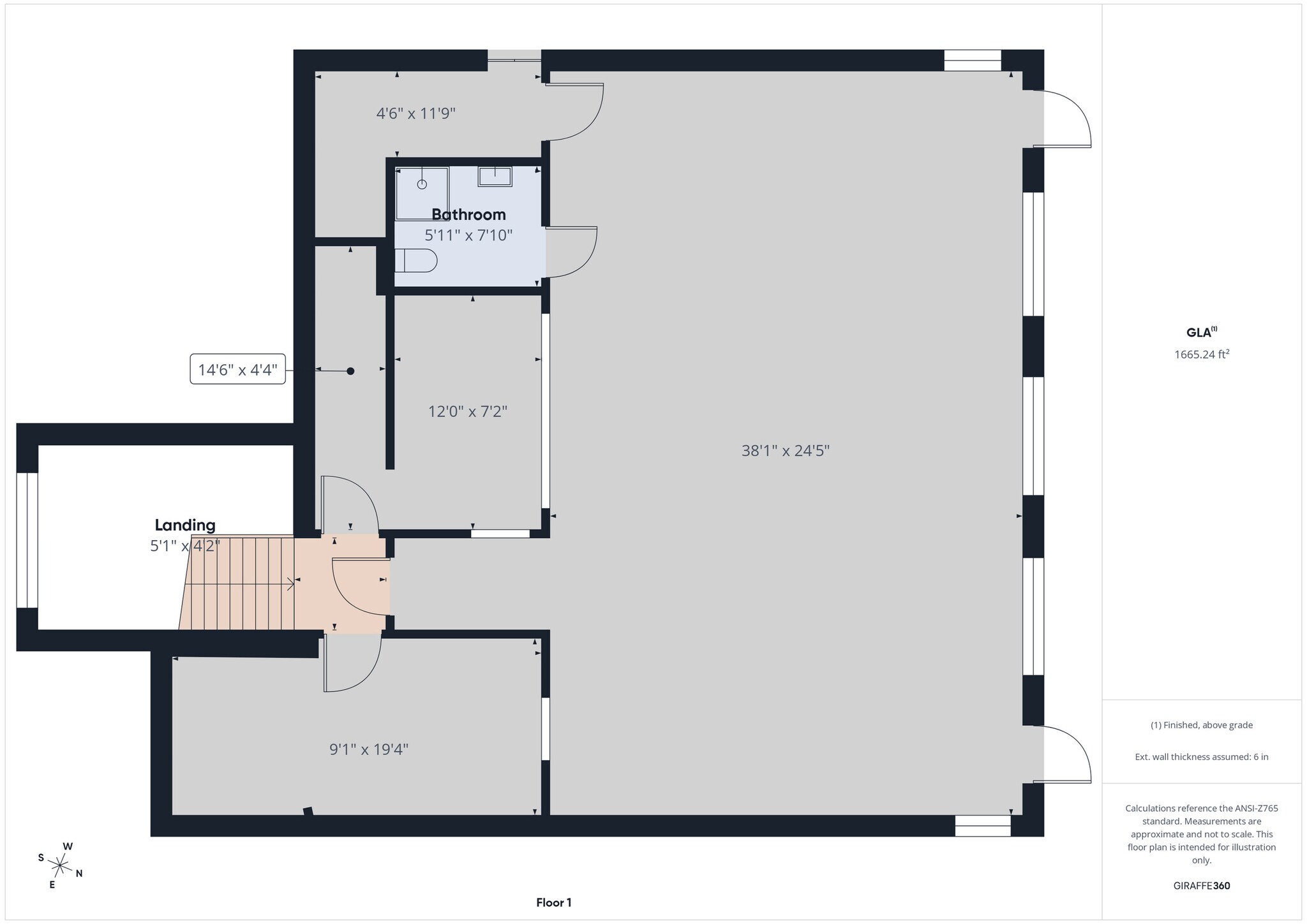 21 Hagerty Blvd, West Chester, PA for lease Floor Plan- Image 1 of 5