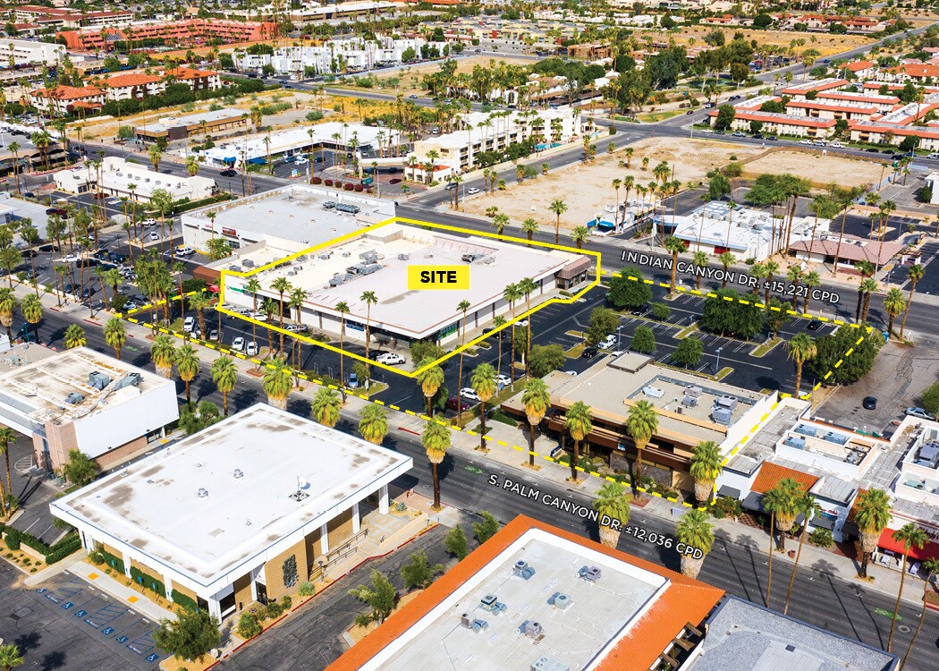 362-420 S Palm Canyon Dr, Palm Springs, CA à louer Photo du bâtiment- Image 1 de 7