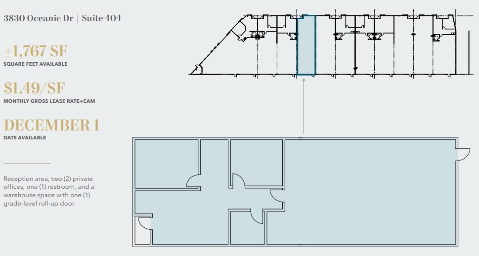 3830 Oceanic Dr, Oceanside, CA for lease Floor Plan- Image 1 of 1