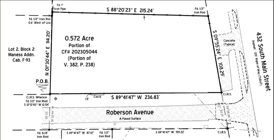 432 S Main St, Springtown, TX for sale - Site Plan - Image 2 of 3