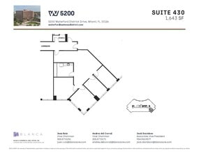 5200 Waterford District Dr, Miami, FL à louer Plan d’étage- Image 1 de 1