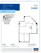 1505 S Hwy 6, Houston, TX for lease Floor Plan- Image 1 of 1