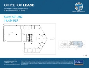 100 W Cypress Creek Rd, Fort Lauderdale, FL for lease Floor Plan- Image 2 of 2