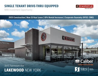 Plus de détails pour 314 E Fairmount Ave, Lakewood, NY - Commerce de détail à vendre