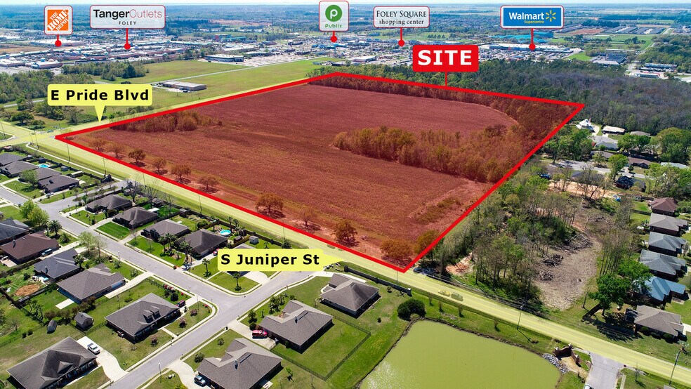 S Juniper St & E Pride Blvd, Foley, AL à vendre - Photo du bâtiment - Image 2 de 7