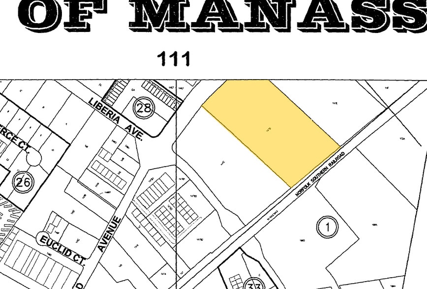9061-9073 Euclid Ave, Manassas, VA for lease - Plat Map - Image 2 of 13