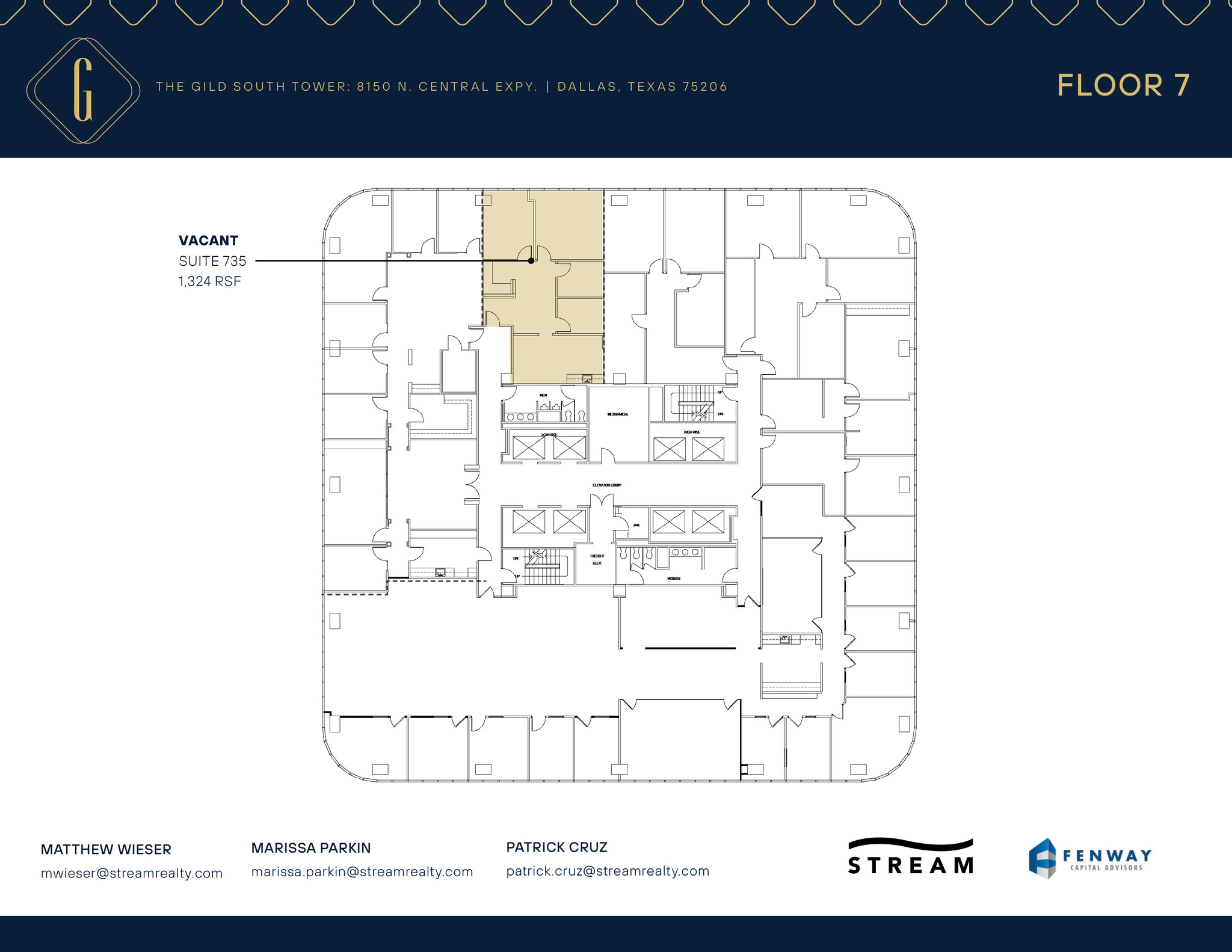 8350 N Central Expy, Dallas, TX for lease Floor Plan- Image 1 of 1