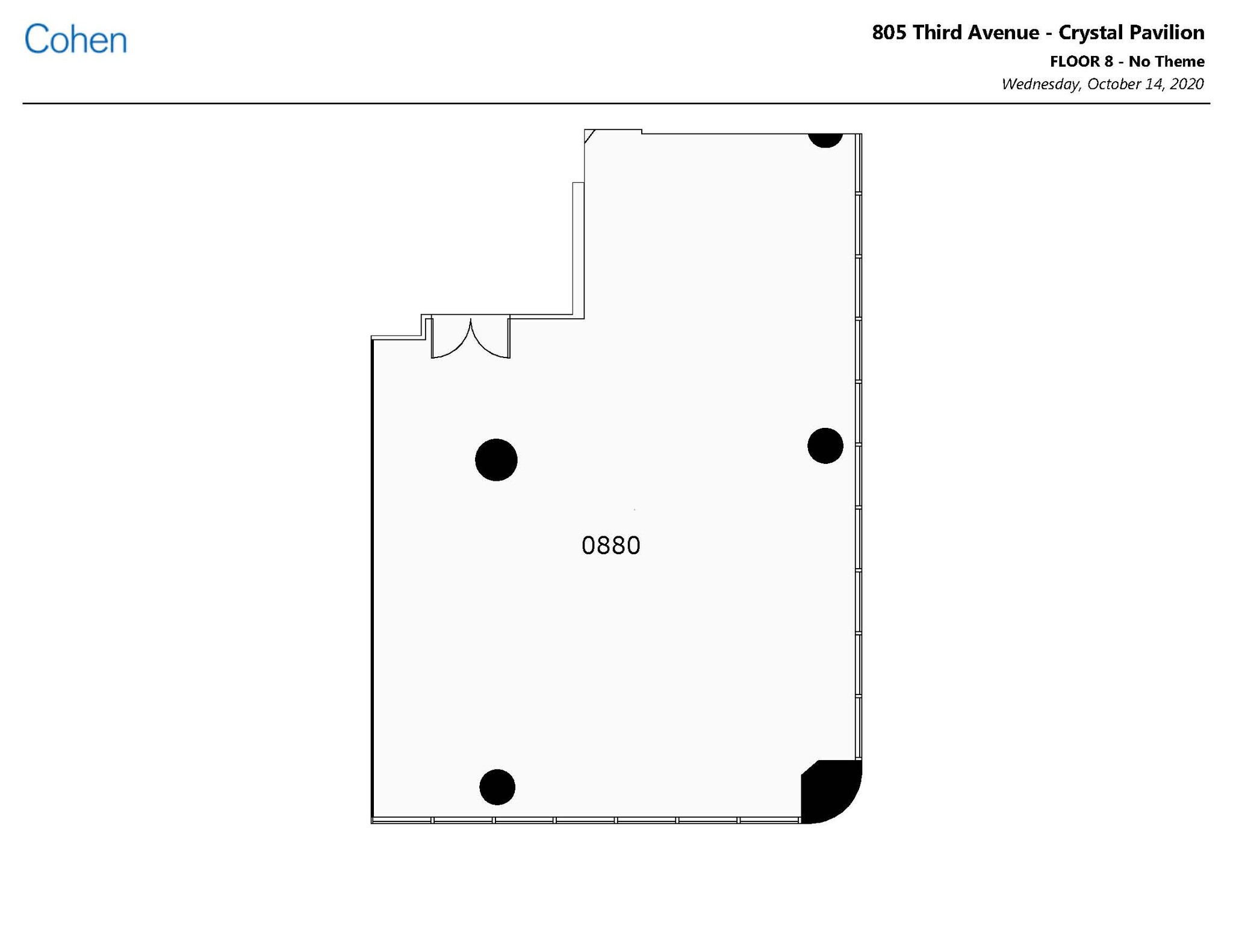 805 Third Ave, New York, NY à louer Plan d  tage- Image 1 de 1