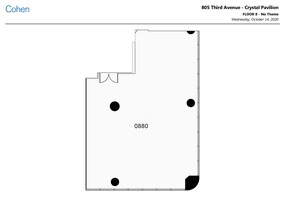 805 Third Ave, New York, NY à louer Plan d  tage- Image 1 de 1