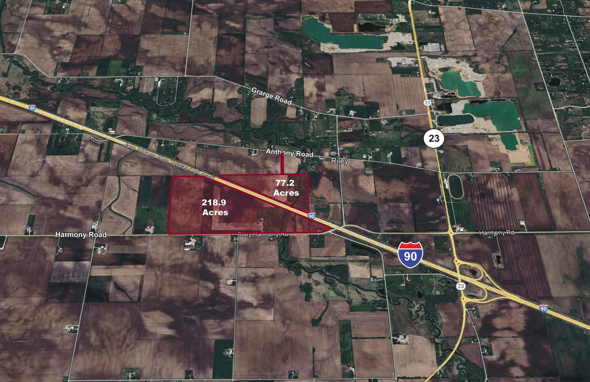 I-90 & Anthony and Harmony Rd, Marengo, IL à vendre Photo du bâtiment- Image 1 de 2