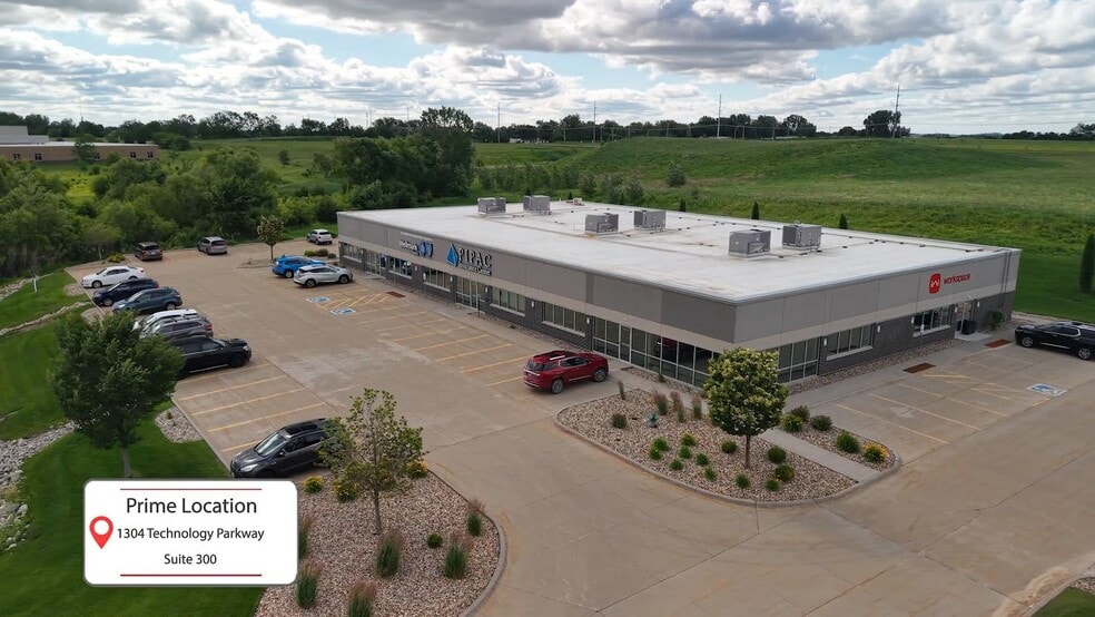 1304 Technology Pky, Cedar Falls, IA for lease - Commercial Listing Video - Image 2 of 38