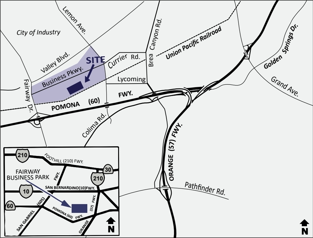 20002-20180 E Business Pky, City of Industry, CA for lease Map- Image 1 of 3