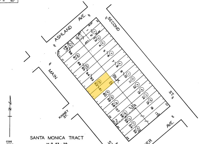 2917-2921 Main St, Santa Monica, CA à louer - Plan cadastral - Image 2 de 33