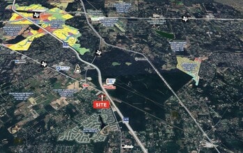 34750 State Highway 249, Pinehurst, TX - Aerial map view