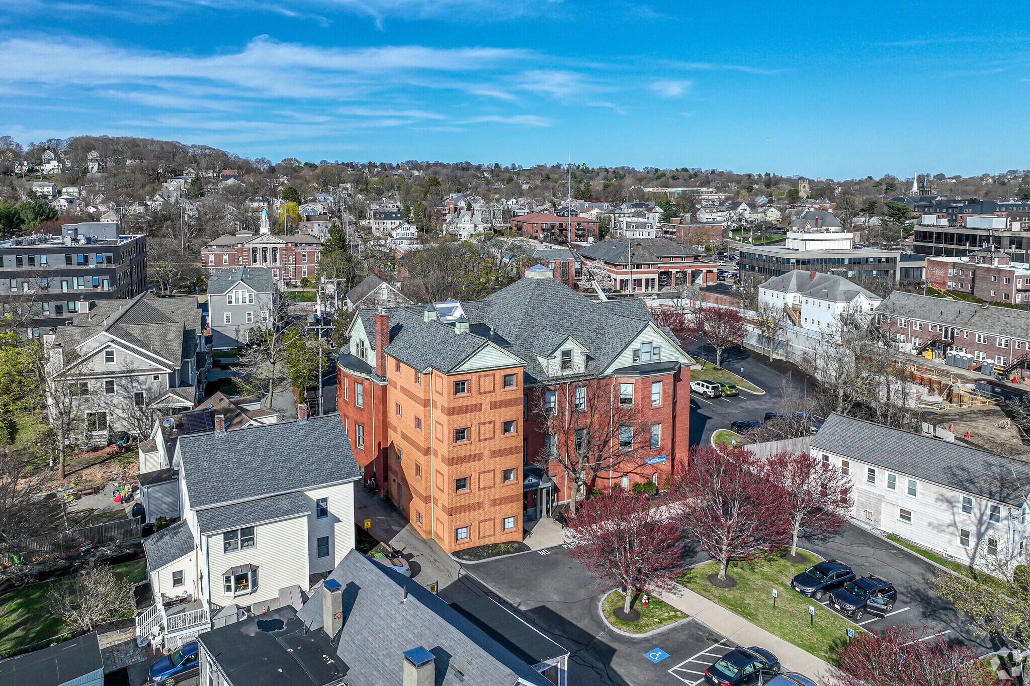 63 Pleasant St, Watertown, MA for lease Aerial- Image 1 of 6