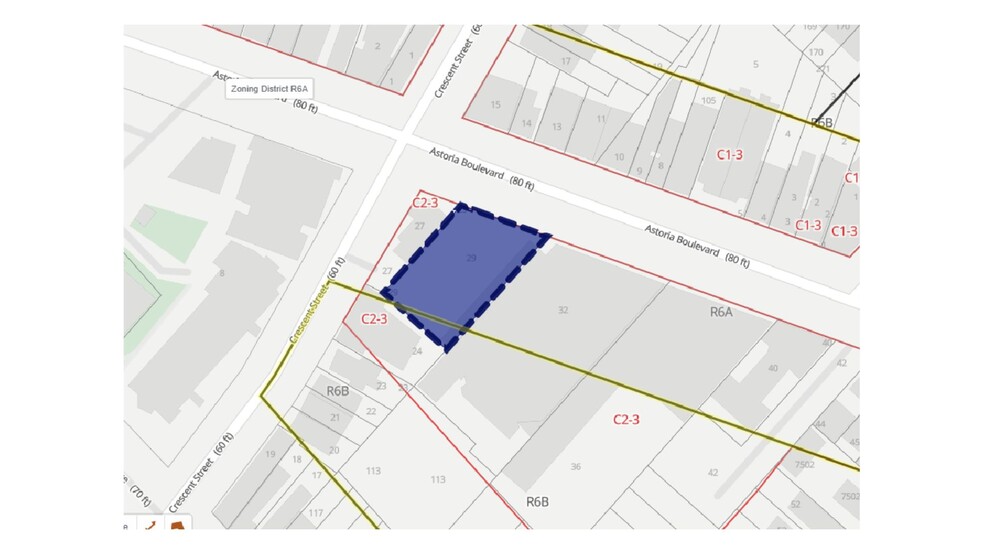 25-08 Astoria Boulevard Blvd, Astoria, NY à louer - Plan cadastral - Image 2 de 2