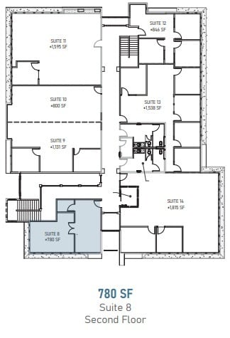 5677 Oberlin Dr, San Diego, CA 92121 - Unit 8 -  - Floor Plan - Image 1 of 1