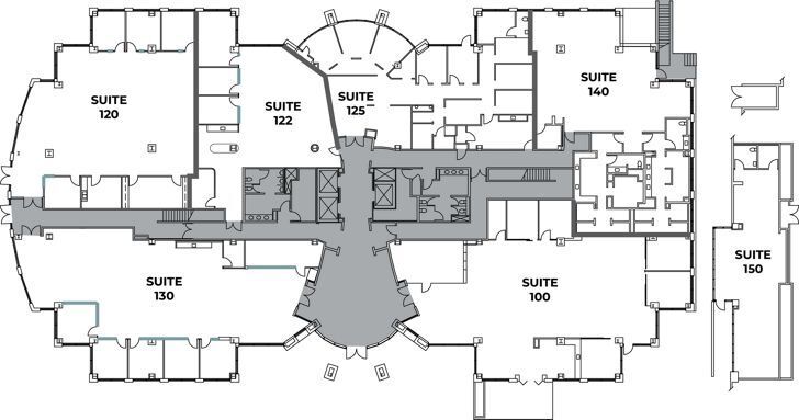 4435 Eastgate Mall, San Diego, CA à louer Plan d’étage- Image 1 de 8