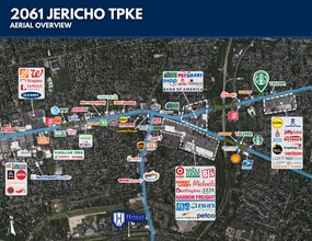 2061 Jericho Tpke, Commack, NY - Aérien  Vue de la carte