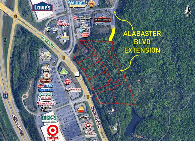 More details for US Hwy 31, Alabaster, AL - Land for Sale